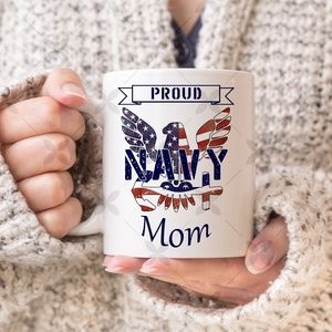 Proud Navy Mom Mug